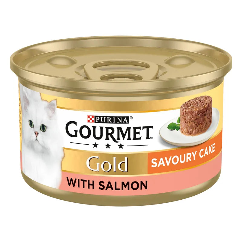 purina gourmet gold wet cat food with salmon