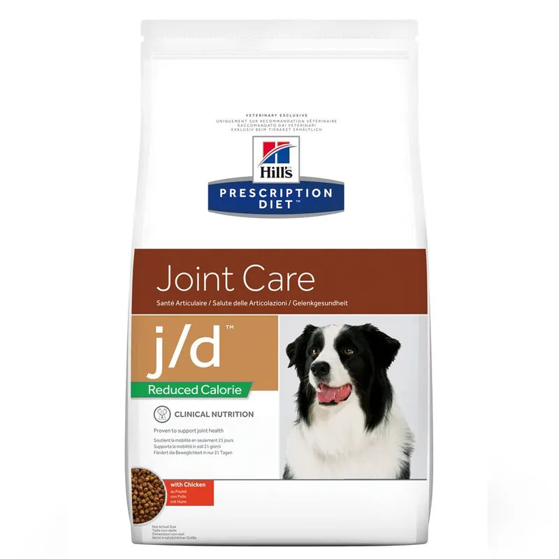 Reduced calorie joint support dog food