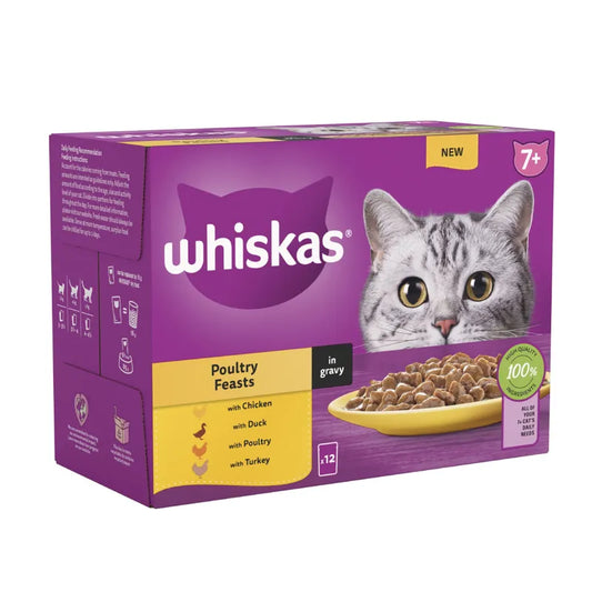 Whiskas 7+ Senior Pouches in Gravy