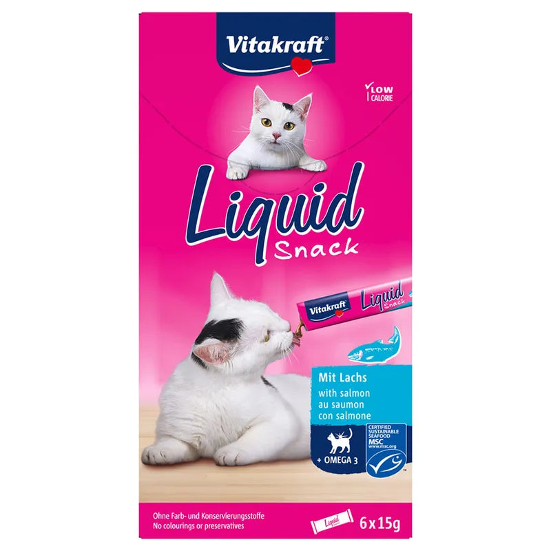 Liquid snack cat treat 6x15g
