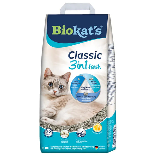 Fresh cotton blossom cat litter