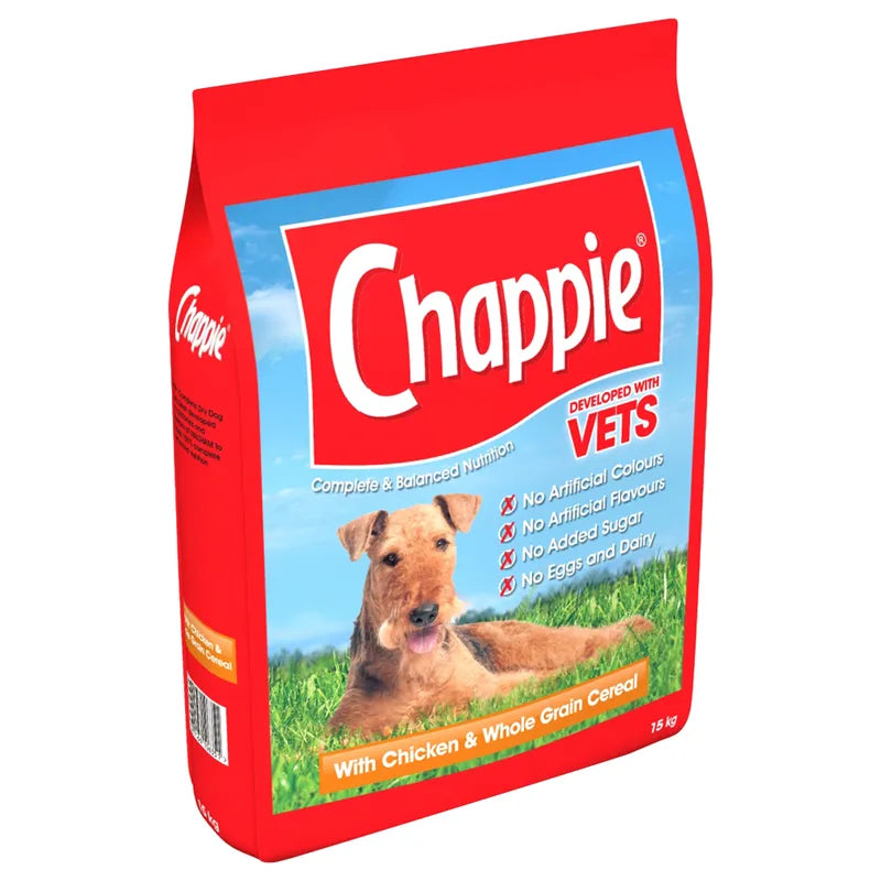 chappie complete with chicken food for dogs