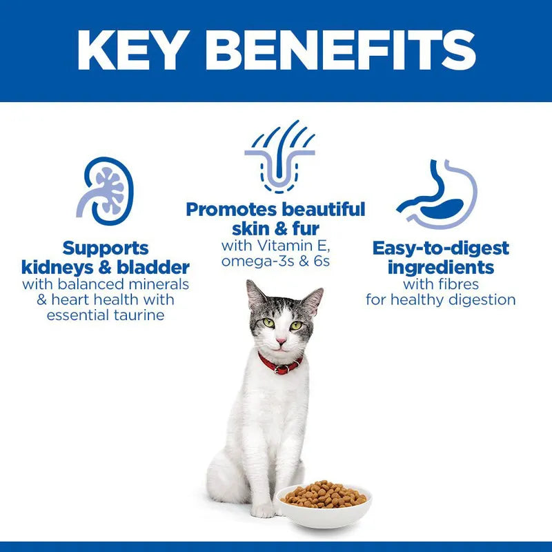 Senior kibble promoting healthy skin