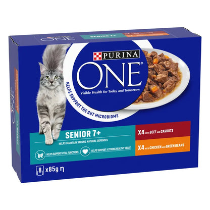 purina one senior 7+ wet food