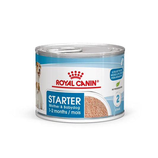 Royal Canin Starter Mother & Babydog can on a white background