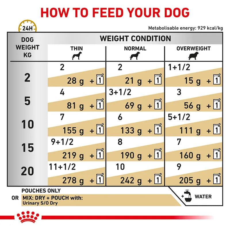 Veterinary wet diet for dogs