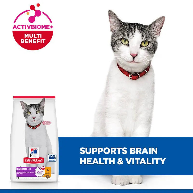 Complete nutrition for ageing cats