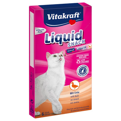 vitakraft duck liquid cat snack
